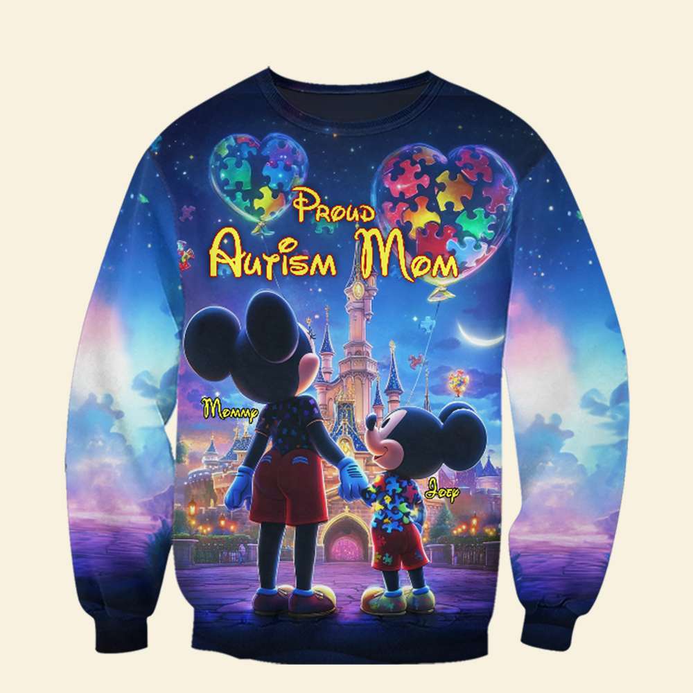 “Proud Autism Mom” - Personalized 3D Shirt for Special Moms AOP Products PopCulturePrints