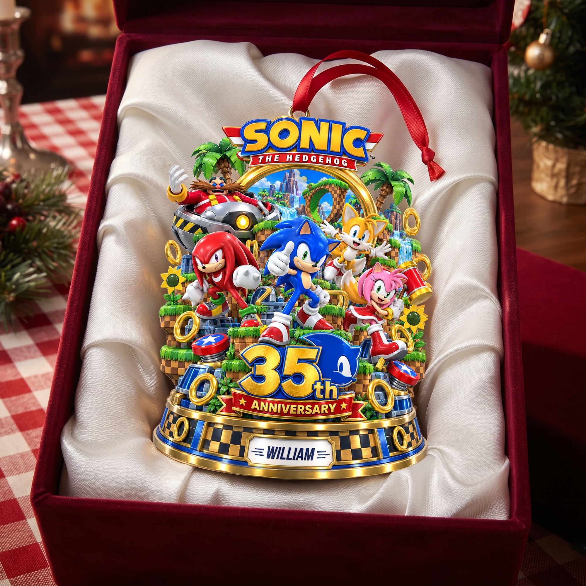 Celebrate Your Legendary Adventure - Personalized 35th Anniversary Acrylic Ornament Ornament PopCulturePrints