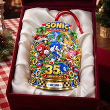 Load image into Gallery viewer, Celebrate Your Legendary Adventure - Personalized 35th Anniversary Acrylic Ornament Ornament PopCulturePrints
