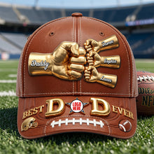 Load image into Gallery viewer, Best Dad Ever - Personalized Sporty Cap for Dad, Grandpa &amp; More Caps PopCulturePrints
