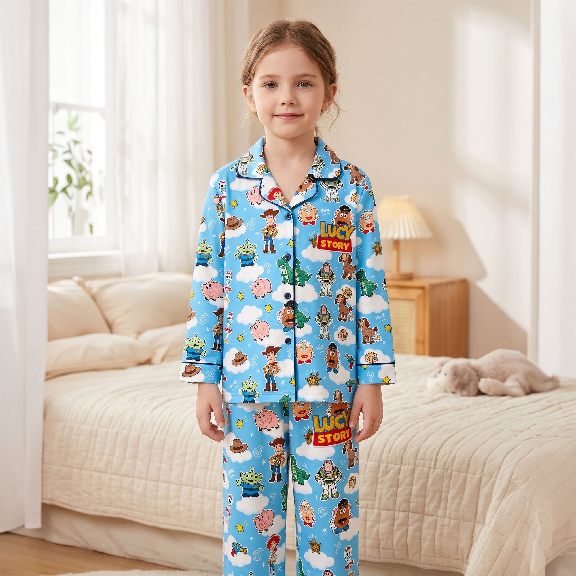 "Cuddle Up with Cozy Friends - Personalized PJs for All Ages" - Cozy Friends Club Pajama