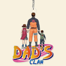 Load image into Gallery viewer, Custom Anime Dad Clan Keychain - Personalized Gift for Father&#39;s Day Keychains PopCulturePrints
