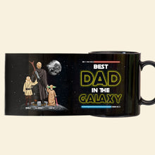 Load image into Gallery viewer, Best Dad in the Galaxy Personalized Coffee Mug Coffee Mug PopCulturePrints
