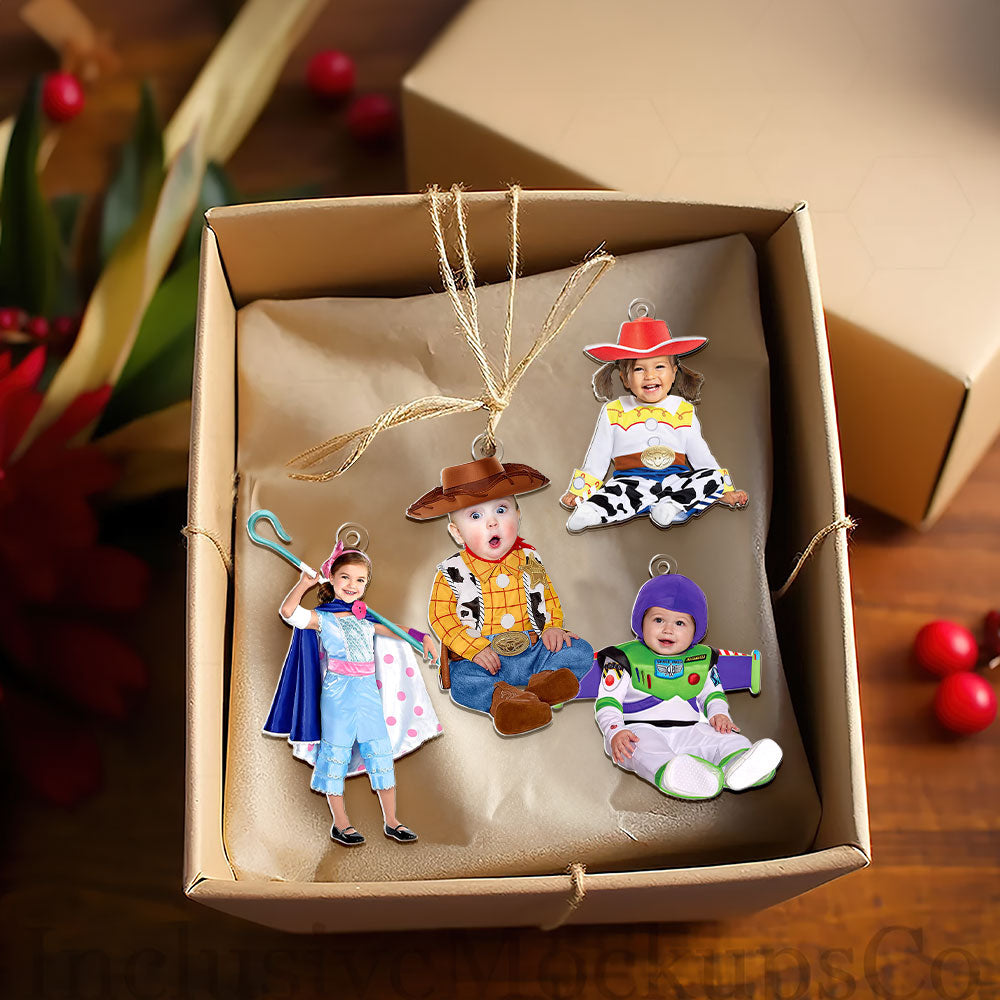 Personalized Kids' Christmas Ornaments - Custom Photo Ornament PopCulturePrints
