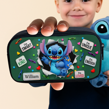 Load image into Gallery viewer, Cute Alien Ready For Class Pencil Case - Personalized Gifts for Kids Pencil Case PopCulturePrints

