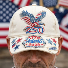 Load image into Gallery viewer, Vintage American Eagle Proud Classic Cap - Personalized Gifts For Patriots 02QHQN030626 Caps PopCulturePrints
