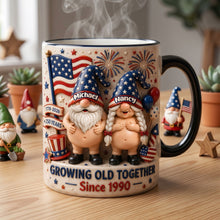 Load image into Gallery viewer, Growing Old Together Magic Coffee Mug - Personalized Gifts for Couples Coffee Mug PopCulturePrints

