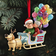 Load image into Gallery viewer, You Are My Greatest Adventure - Personalized Christmas Ornament for Couples Ornament PopCulturePrints

