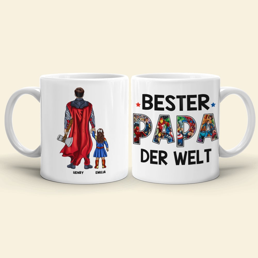 Customized Mug - Best Mom in the World - Mother's Day Gift Coffee Mug PopCulturePrints