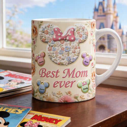 Best Mom Ever – Personalized Coffee Mug for Mother's Day Coffee Mug PopCulturePrints