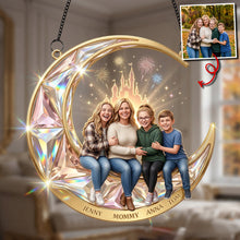 Load image into Gallery viewer, “Capture Your Family's Love” - Custom Photo Family Suncatcher - Personalized Gifts for Loved Ones Ornament PopCulturePrints
