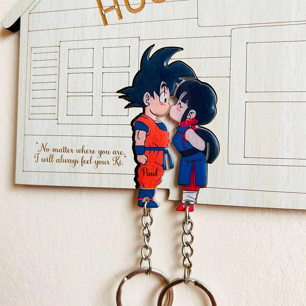 Personalized Key Holder for Couples - Unique Gift Key Holder PopCulturePrints