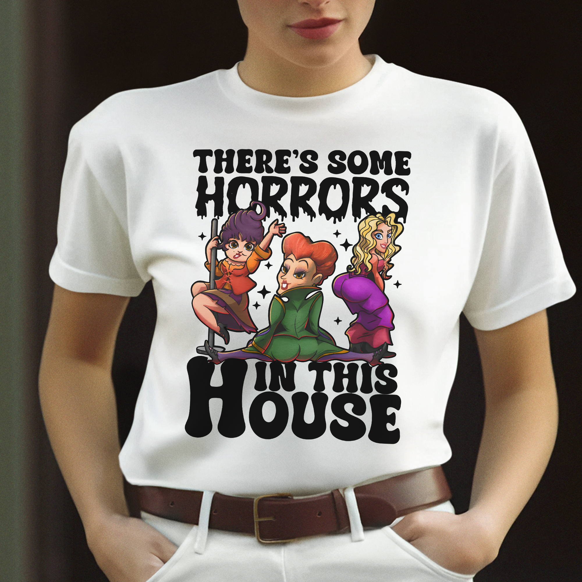 Funny 'Some Horrors In This House' Halloween Shirt