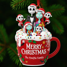 Load image into Gallery viewer, Merry Christmas Family Ornament - Personalized Gift for Family &amp; Friends Ornament PopCulturePrints
