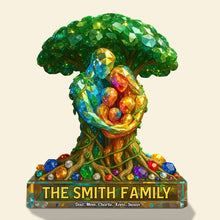 Load image into Gallery viewer, “Together We Grow” - Family Tree Plaque - Personalized Gift for Family Members Shaped Plaques PopCulturePrints
