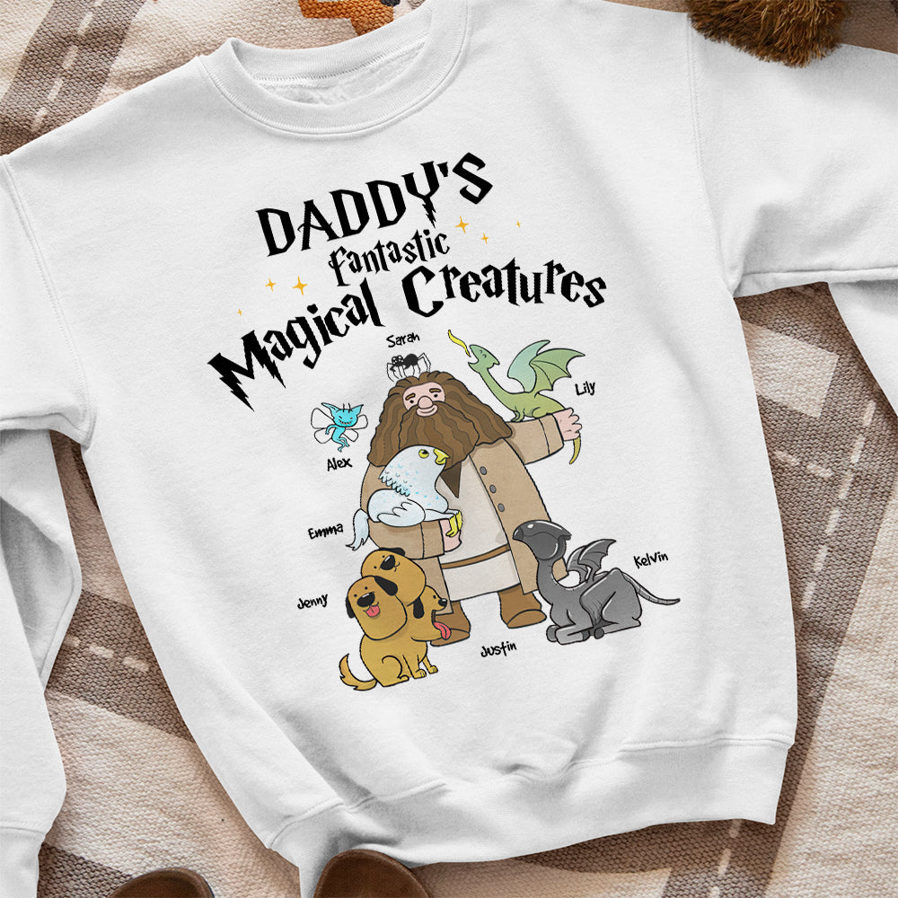 Daddy's Fantastic Magical Creatures Personalized T-Shirt