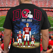 Load image into Gallery viewer, “For the Sport Lover Dad: A Family Tribute” - Personalized Sport Lover Dad Shirt - Gift for Dad, Grandpa, and More Shirts PopCulturePrints
