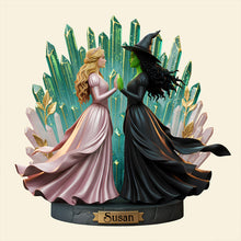 Load image into Gallery viewer, "Friendship Illuminated - A Magical Connection" - Fantasy Friendship Light Box, Personalized Gift for Friends, Family, and Loved Ones Light Box PopCulturePrints
