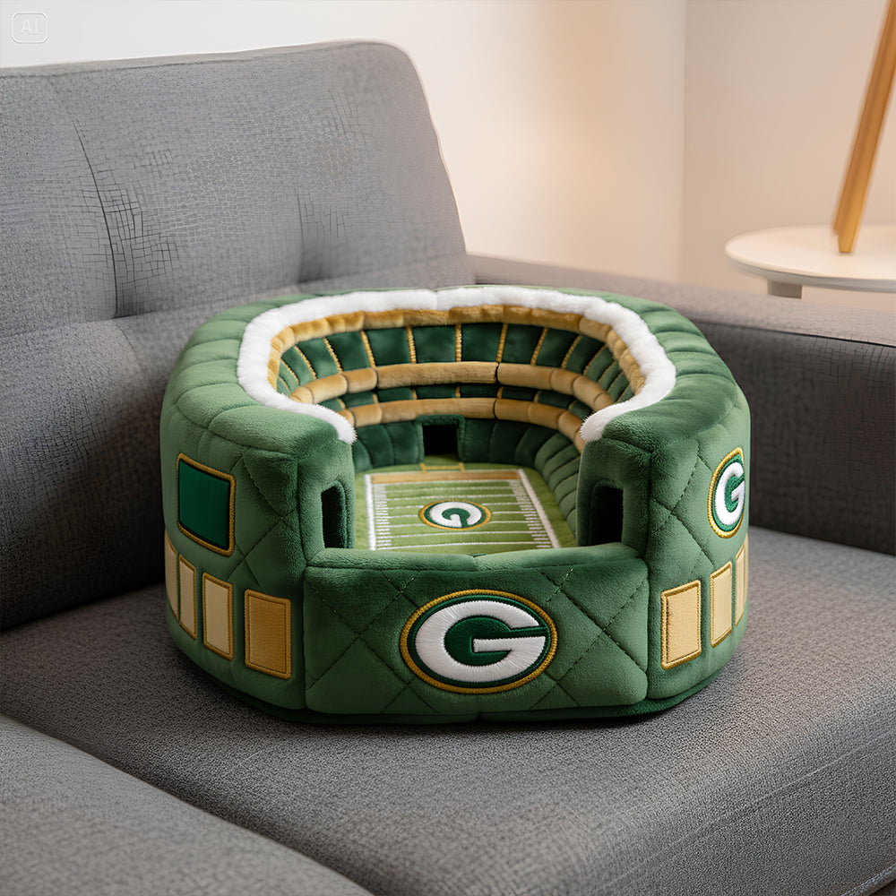 Cheer in Comfort: Personalized Stadium-Inspired Spirit Pillow - A Unique Gift for Sports Fans Pillow PopCulturePrints
