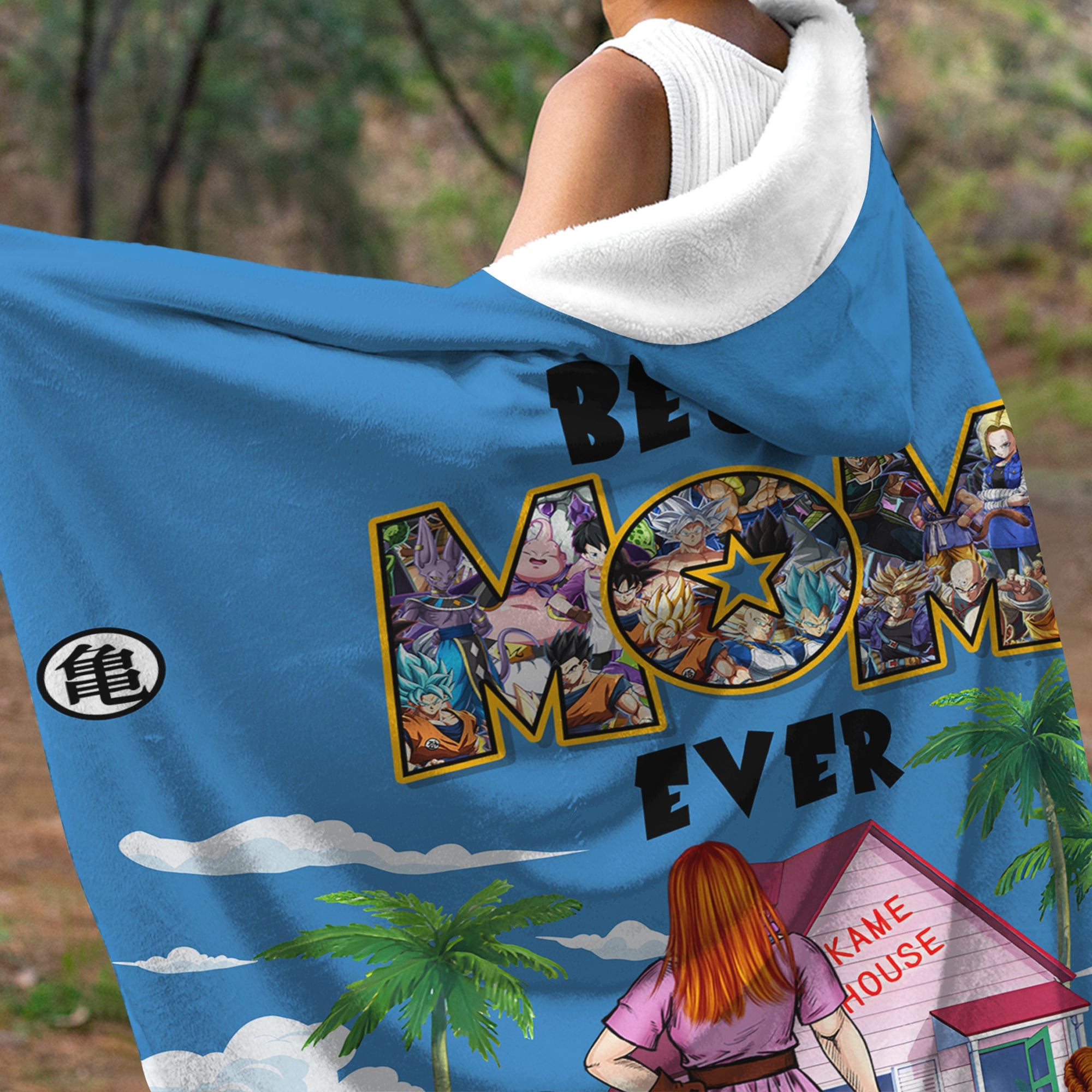 Dragon Heroes Personalized Hoodie Blanket for Moms Blanket PopCulturePrints