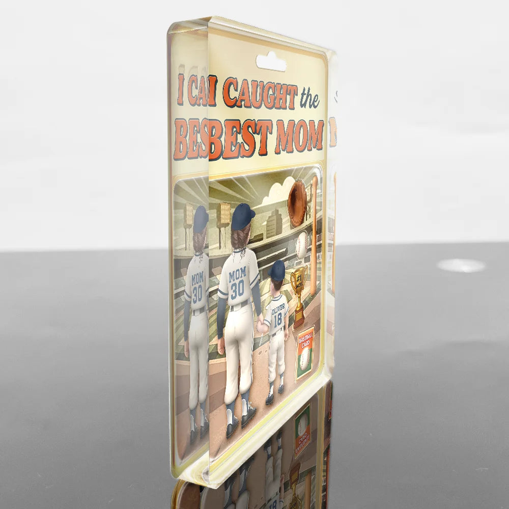 I Caught the Best Mom - Personalized Custom Shaped Acrylic Plaque Acrylic Plaque PopCulturePrints