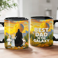 Load image into Gallery viewer, &quot;Best Dad in the Galaxy&quot; - Personalized Galaxy Dad Coffee Mug - Unique Gifts for Dads, Grandpas, and More Coffee Mug PopCulturePrints
