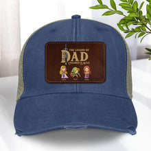 Load image into Gallery viewer, Legend of Dad Personalized Distressed Cap - Themed Gift for Father&#39;s Day Caps PopCulturePrints
