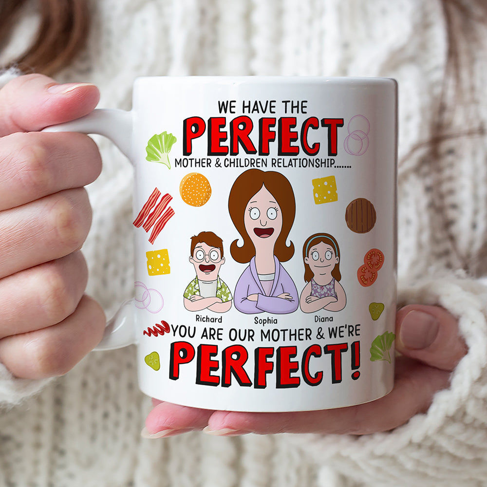 We Have the Perfect Mother & Son Relationship - Personalized Coffee Mug for Mom, Son, and Grandma Coffee Mug PopCulturePrints