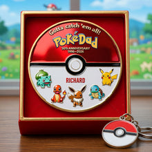 Load image into Gallery viewer, Gotta Catch 'Em All! Personalized Adventure Trainer Metal Coin - Perfect Gift for Dad, Grandpa &amp; Pokémon Fans Coin PopCulturePrints
