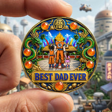 Load image into Gallery viewer, Best Dad Ever - Personalized Metal Coin for Dads &amp; Grandpas Coin PopCulturePrints
