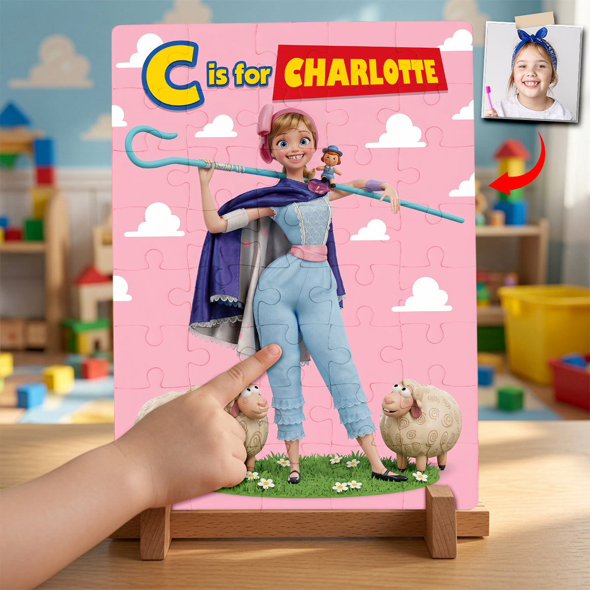 ‘Create Smiles with Every Piece!’ - Personalizable Lovely Jigsaw Puzzle - Custom Photo Gift for Kids
