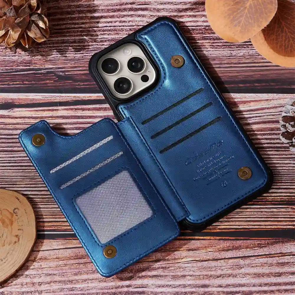 My Bosses Are Calling And I Must Go - Personalized Leather Flip Wallet Phone Case | Unique Gift for Dog Lovers Leather Flip Wallet Phone Case PopCulturePrints