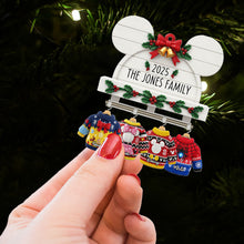Load image into Gallery viewer, “Celebrate Family Moments” – Cute &amp; Cozy Family Sweater Hanging Ornament - Personalized Gift for Family &amp; Friends Ornament PopCulturePrints
