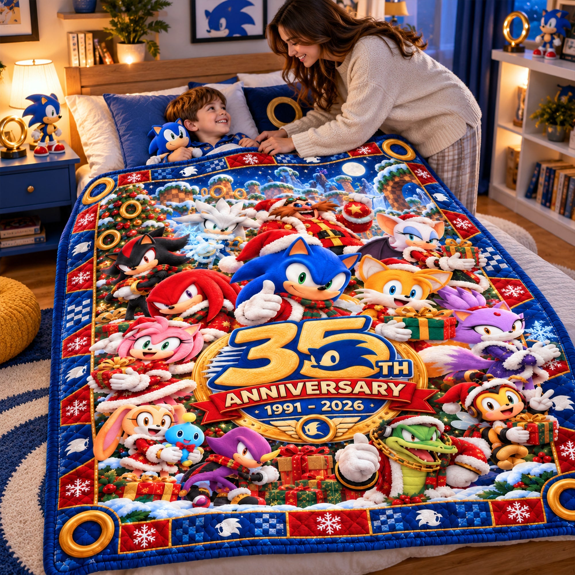 35th Anniversary Blanket - Personalized Gifts 01ttlu081026 Blanket PopCulturePrints