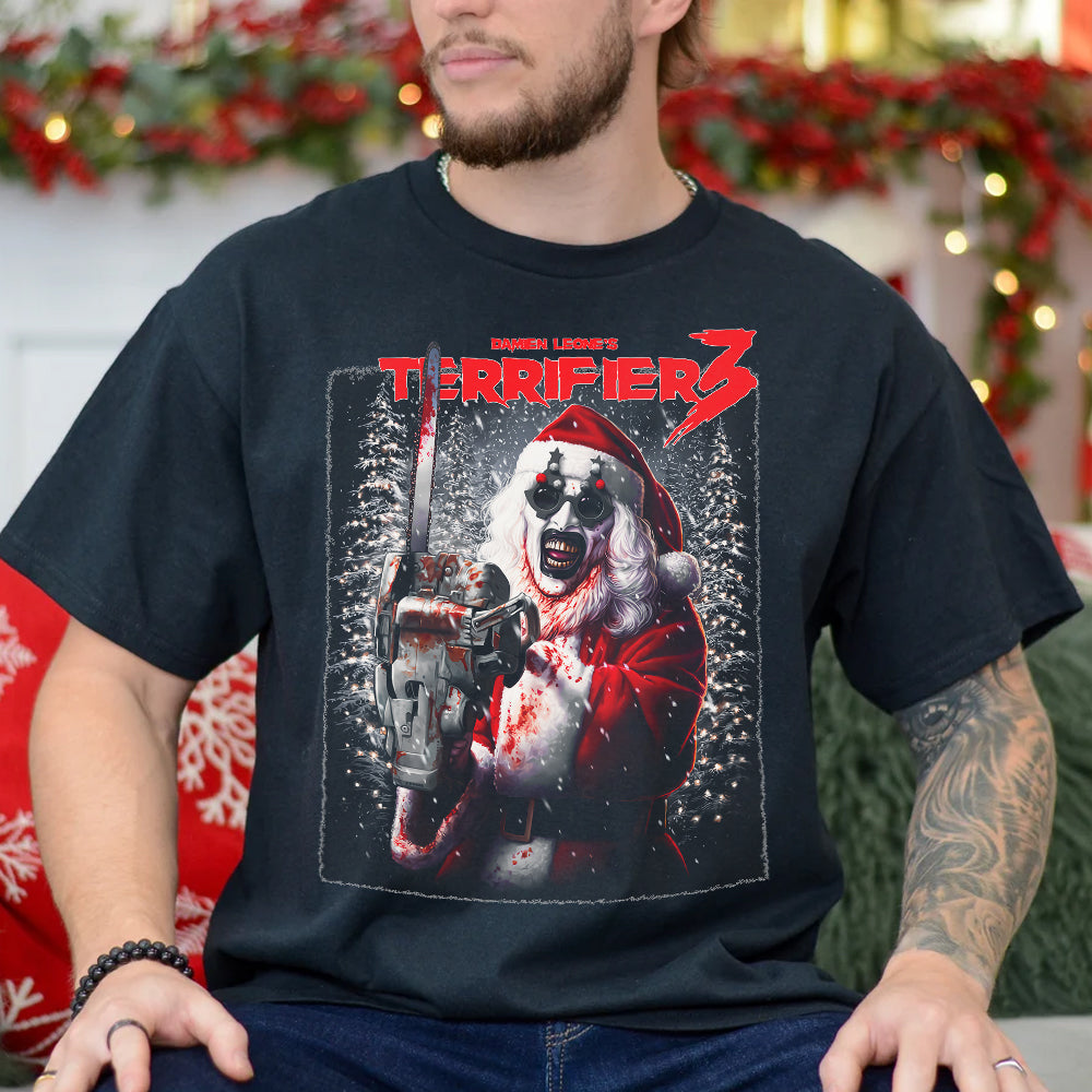 Terrifying Santa Horror Fan Shirt