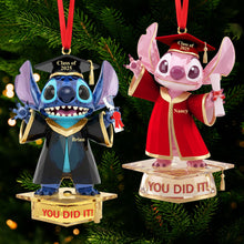 Load image into Gallery viewer, Celebrate Achievements with Our Cute Monster Graduation Ornament - Personalized Gift for Graduates Ornament PopCulturePrints
