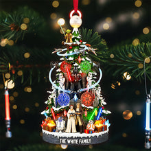 Load image into Gallery viewer, Create Your Own Galaxy Family Ornament - Unique Personalized Gift for Every Family Ornament PopCulturePrints
