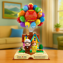 Load image into Gallery viewer, Love&#39;s Journey - Custom Couple Acrylic Plaque - Personalized Gift for Couples Shaped Plaques PopCulturePrints
