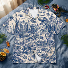 Load image into Gallery viewer, “Adventure Awaits in the Prehistoric World!” - Personalized Hawaiian Shirt, Perfect Gift for Dinosaurs Lovers
