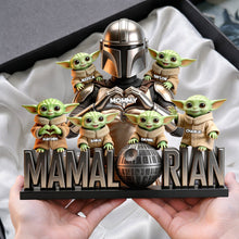 Load image into Gallery viewer, "Celebrate the Bond of Motherhood with Your Favorite Characters" - Personalized Acrylic Plaque for Moms and Grandmas - Custom Gift for Mother's Day Shaped Plaques PopCulturePrints

