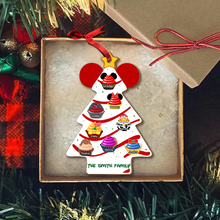 Load image into Gallery viewer, Personalized Family Cupcake Christmas Tree Ornament Ornament PopCulturePrints
