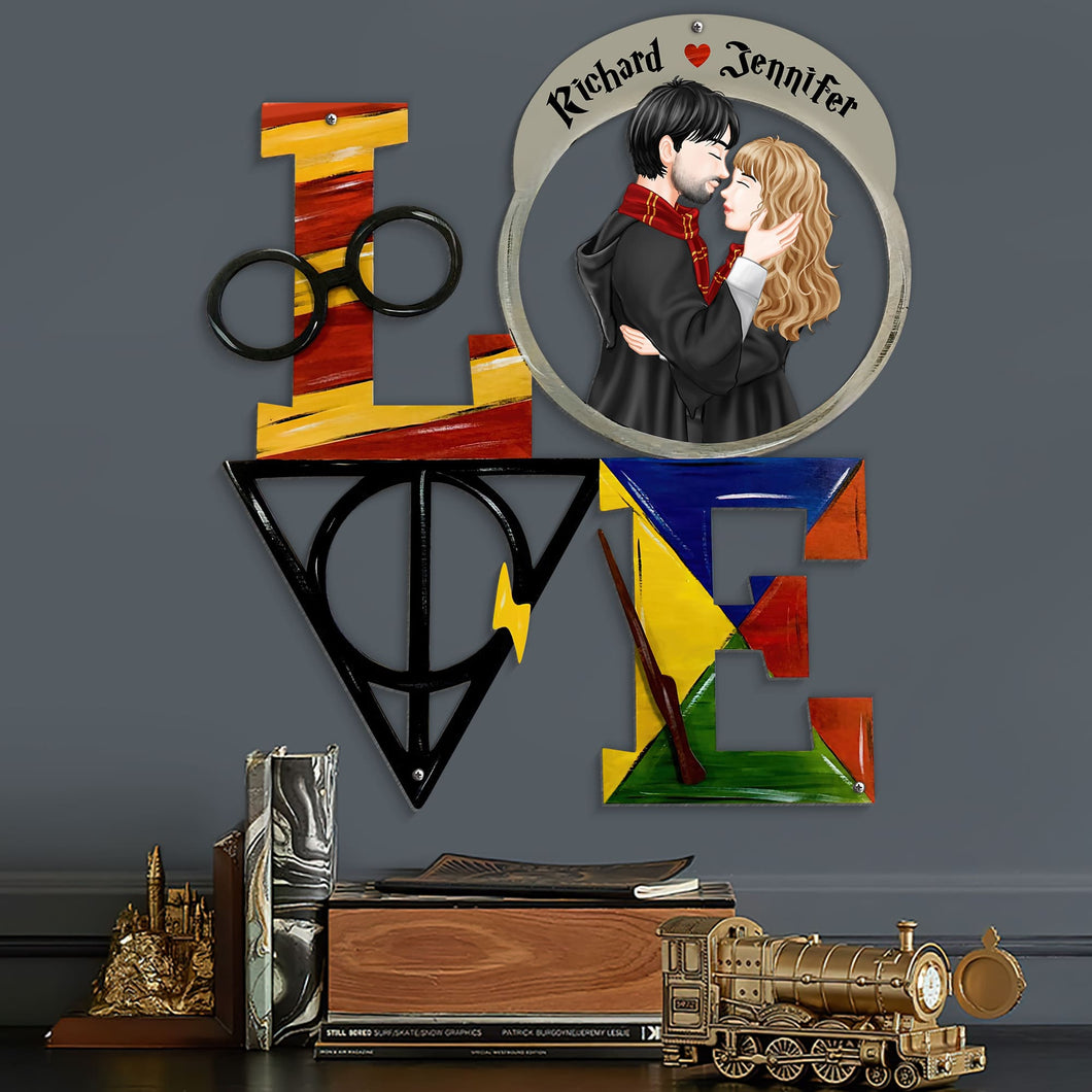 Harry Potter Themed Customized Love Wall Art