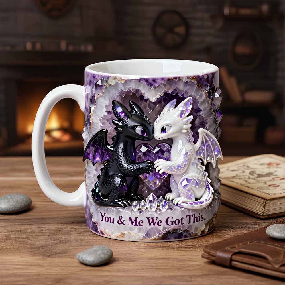 You & Me We Got This - Personalized Couple Coffee Mug Coffee Mug PopCulturePrints