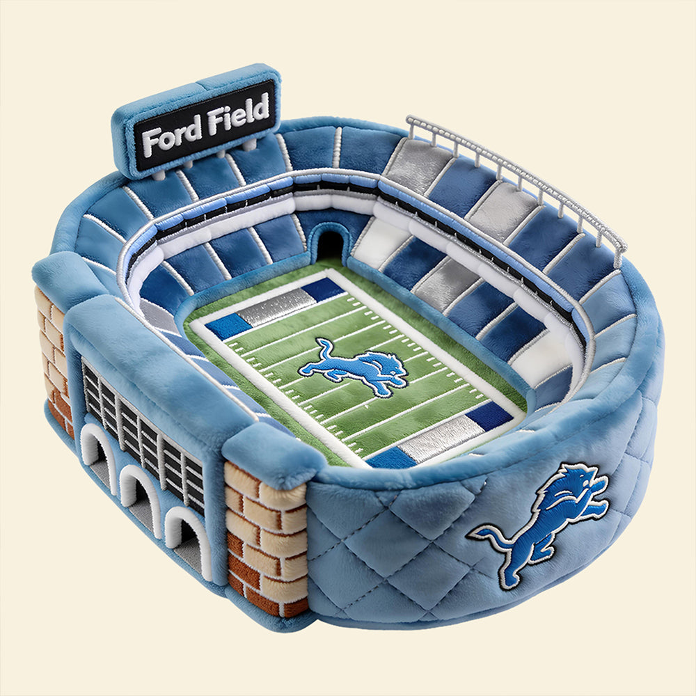 Cheer in Comfort: Personalized Stadium-Inspired Spirit Pillow - A Unique Gift for Sports Fans Pillow PopCulturePrints