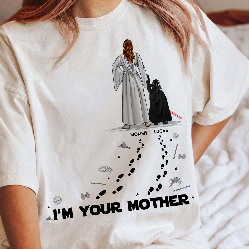 Best Mom In The Galaxy - Personalized Shirt for Moms Who Shine Shirts PopCulturePrints