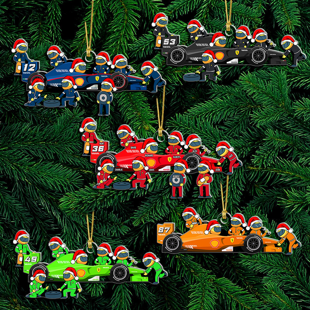 Custom Racing Team Christmas Ornament Ornament PopCulturePrints