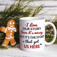 Load image into Gallery viewer, Personalized Couples Mug - Beautiful Love Story Gift for Valentine&#39;s Day Gifts Coffee Mug PopCulturePrints
