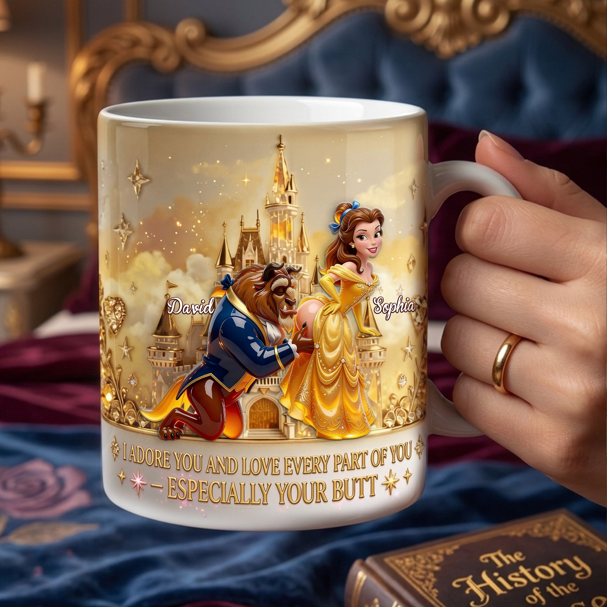 I Adore You And Love Every Part Of You - Personalized Partners In Mischief Coffee Mug