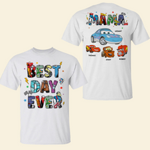 Load image into Gallery viewer, Best Day Ever - Personalized Gifts for Mom T-Shirt Shirts PopCulturePrints
