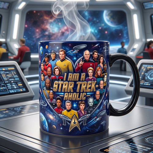 “Boldly Go Where No Mug Has Gone Before” - Fantastical Magic Mug, Personalized Gift for Star Trek Lovers Coffee Mug PopCulturePrints